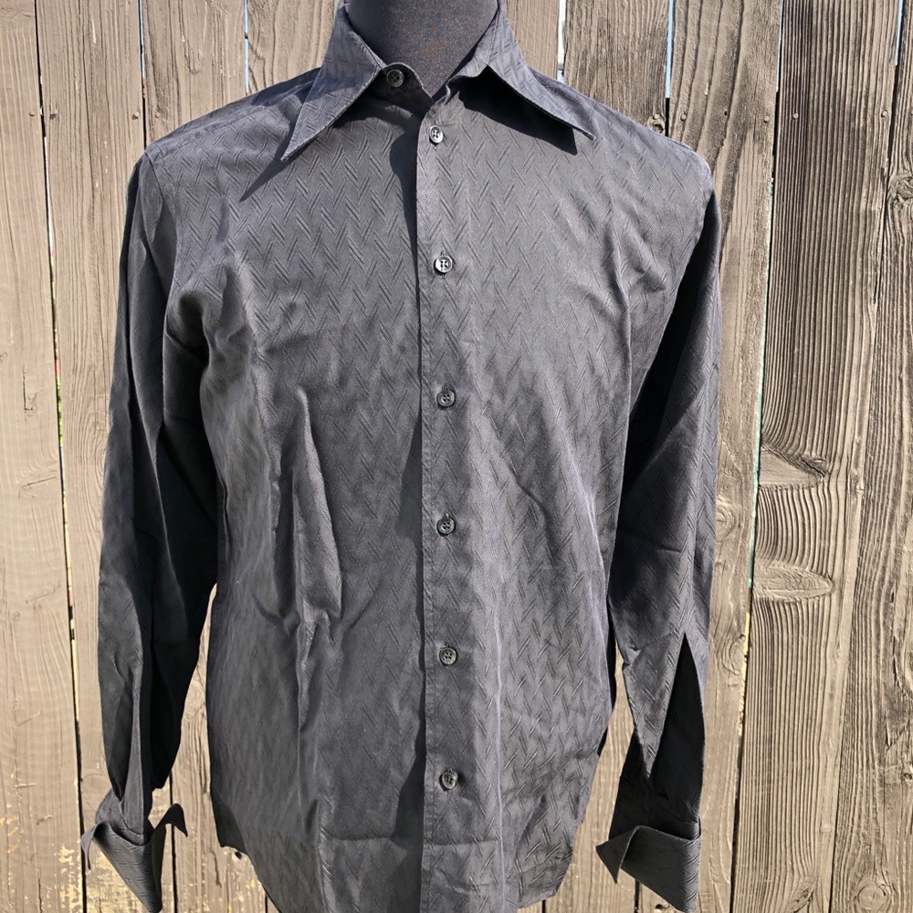 Versace collection French cuff long sleeve shirt M